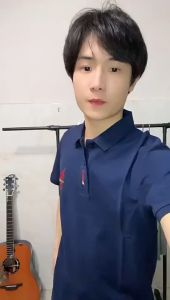 Mens Comfortable Slim Fit T-Shirts with Embroidered Logo Stylish and Versatile Design Ideal for Summer Leisure Casual Outings and Business Wear