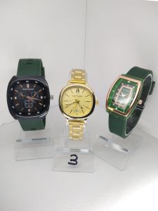 COD BELI 1 DIKIRIM 3 SEKALIGUS JAM TANGAN TALI KARET JAM TANGAN WANITA ANALOG TANGGAL AKTIF JAM TANGAN CA