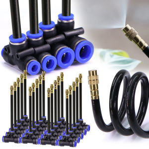 หัวพ่นหมอกทองเหลืองแบบปรับได้สำหรับ ° สวน ขนาด20/30/50ซม. สำหรับ6/8/10/12มม.