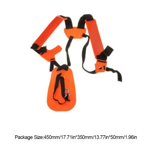 Strimmer Padded Belt for Brush Cutter Trimmer Garden Pruner Comfortable Labor Saving W Shape Double Shoulder Harness Strap