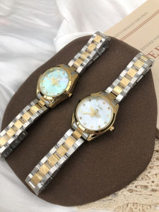 นาฬิกาข้อมือสตรี Luxurious Quartz Movement Steel Band Bee Design Elegant Personality Light Luxury Watch นาฬิกาข้อมือสตรีสไตล์ใหม่ปี 2025