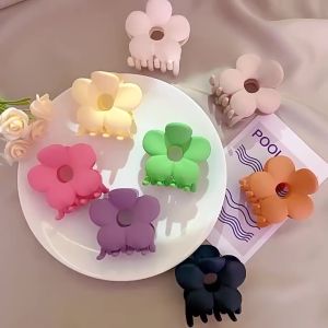 Set 4 Kẹp Tóc Hoa Cúc Càng Cua Bản To Nhiều Màu Pastel – Phụ Kiện Tóc Nữ Hàn Quốc Dễ Thương