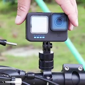 Aluminum Alloy 1/4" Screw Tripod Adapter for GoPro 13 12 11 10 Insta360 X6 X5 X4 DJI Osmo Nano Action 6 5 4 Camera Accessories