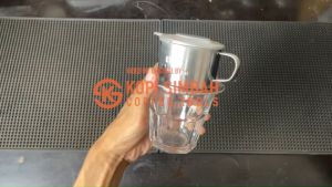 Paket Hemat Alat Seduh Kopi Vietnam Drip 8Q Sekrup dan Gelas 220 ml Coffee Cup