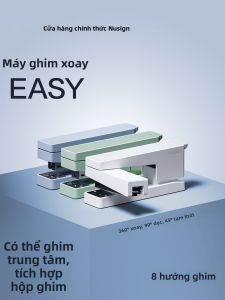 Nusign | Máy Bấm Kim Quay Được Kiểu Đẹp Tiết Kiệm Công Suất Dùng Cho Công Việc Nặng