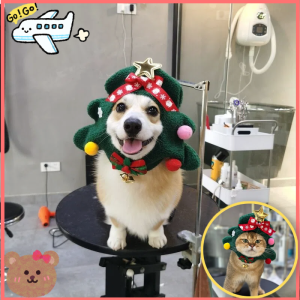 Christmas Hat Pet Dog Decorative Headwear Photography Prop Small Hat For Christmas Tree Decoration Home Garden Pet Supplies