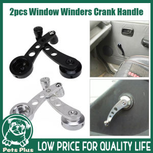 ★Same Day Shipping★ Universal Aluminum Alloy Car Manual Window Lifting Crank Handle Winder Lifter Riser Car Accessories Replacement  Alloy-Window-Winder