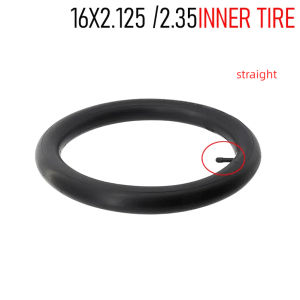 16x2.125/2.35 Inner Tube Thickened Bent Rod Straight Air Valve 16 Inch Electric Bicycle/Electric Motorcycle Inner Tube Tire