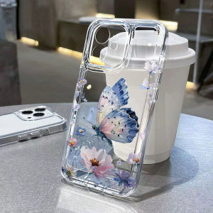 Colorful Butterfly Phone Case For iPhone 17 Pro Max Case iPhone 11 13 14 12 15 16 Pro Max 17 Air Clear Back Cover Bumper Funda