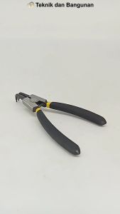 Bent Tip External Circlip Plier/Tang Snap Ring External Bengkok 6.0\"