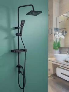 Very lucky shower set stainless steel 4 in 1 304 shower faucet set hot and cold shower set with faucet