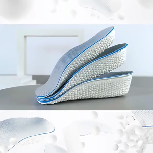 1.5/2.5/3.5CM Height Increase Soft Lightweight Invisible Shoe Pads Heel Pain Relief Insoles