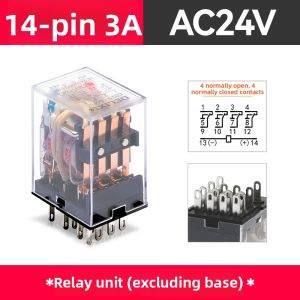 DELIXI Electric | DC 24V Relay with Base 8-pin Narrow Footprint