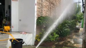 ปั๊มสามสูบชนเครื่องดีเซล 7 แรง 100 บาร์ พร้อมโครงดึงสตาร์ท/กุญแจสตาร์ทพร้อมสายดูด+สายน้ำย้อน ฟรีน้ำมันเครื่อง2ขวด