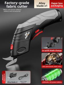 NANWEI | Electric Scissors Portable Sewing Tool for Fabrics Leathers
