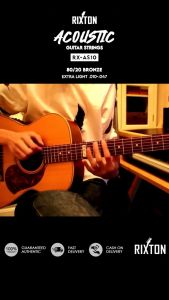 RIXTON Rx-Bc10 Acoustic Guitar String Sets for Guitar Musical Instrument Accessories(RX-AS10) Free Guitar Pick Random