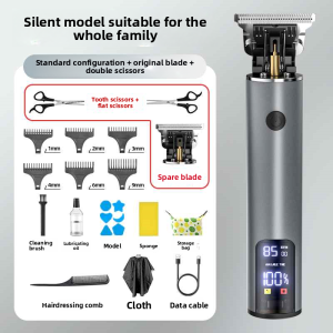 MONLEYTA | German Electric Shaver Dual Use Self Haircut Beard Trimmer Mens Electric Hair Clipper Bald Head Grooming Tool Manly Style