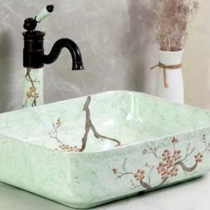 Corner Basin Bathroom Basin Sink Toilet Basin Bath Sink Table Wash Basin Chinese Ceramic 洗脸盆