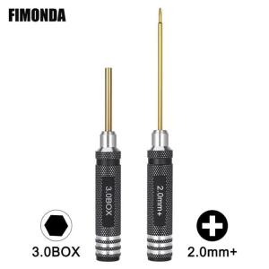 Repair Tool 2.0mm+ Phillips Screwdriver 3.0mm Hex Nut Driver for 1/30 RC Crawler Car Axial SCX30 Accessories
