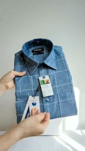 Áo sơ mi Việt Tiến tay dài vải tre