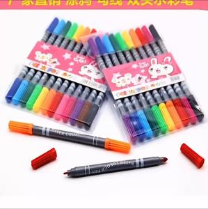 สีเมจิก รุ่น 2 หัว 10สี แพคสุดคุ้ม เส้นเล็ก เส้นใหญ่ พร้อมส่งคะ🖍S81(240)115