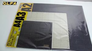 Japan OLFA Cutting Pad 134B Two-Color Double-Sided Base Plate Automatic Healing Cutting Mat DIY Handmade Backing Plate A4