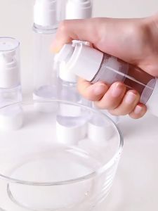 Botol Airless PUMP Clear/5-100 ml Cream Lotion Botol Airless Spray/Botol Pump Travel 30ML