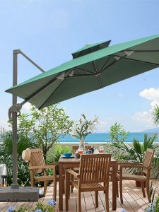 Dinggelvxing | Commercial Solar Roman Print Outdoor Umbrella