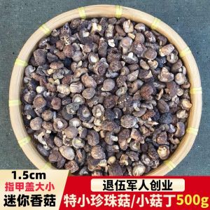 Mini Special Small Dried Mushrooms 500g Bulk Commercial Dry Mushrooms Hubei Xiang Mushroom Portable Miniature Mushrooms