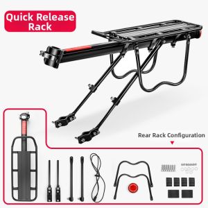 DEROACE | Quick-release Bicycle Rear Rack
