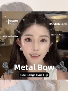 NING ZHOU | Elegant Hair Clip Mini Side Bangs Accessories