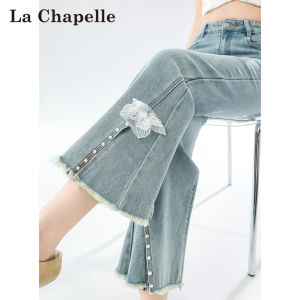 La Chapelle | Quần Jeans Ôm Co Dãn Màu Sáng Phù Hợp Mùa Hè
