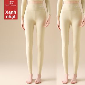 MiiOW | Quần Lót Ấm cho Phụ Nữ Dành cho Mùa Thu và Đông Đai Cao Quần Leggings Dài