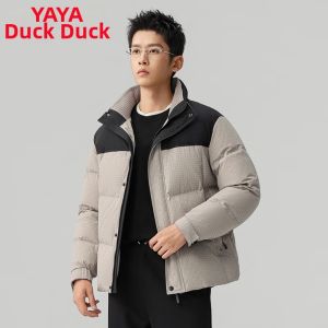 Thermal Fashion Padded Mens Jacket Duck Down Short Style