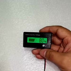 DC 12V 24V 36V 48V 60V 72V Golf Cart Battery Gauge with Alarm Front Setting and On/Off Button Battery Capacity Meter Indicator