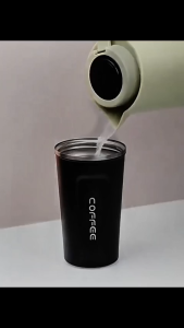 Coffee Tumbler Stainless Steel with Cover for Hot and Cold Drinks Insulated Vacuum Mug Gift Cup