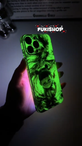 Miếng dán DẠ QUANG BAN ĐÊM skin Mặt lưng sau Full Viền Tương thích với các dòng máy Samsung  iPhone và các dòng máy Android khác