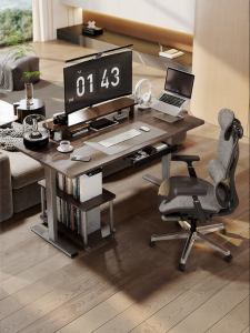 Loctek | Dual Motor Smart Adjustable Desk Wood