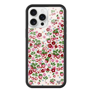 Wildflower Berry World Phone Case Hard Shell Full Cover Protection Silicone Anti-Fall Fashionable for  16/15/14/Pro/Max