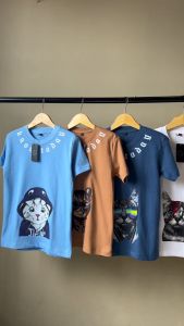 Kaos Anak Laki-Laki Perempuan Motif Terbaru Cat Series
