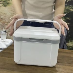 1.32gal Portable Outdoor Cooler for Camping and Picnics - PU Material Suitable for All Ages