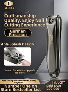 IMLUCKY | Anti-splatter Large Nail Clipper
