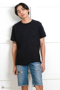 JANEAS HTP Basics Mens Crew Neck Pocket Tee