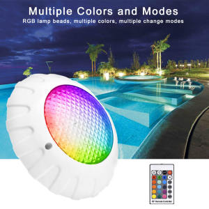【Ready Stock】12V RGB 108LED Diving Light Remote Control Underwater Light Swimming Pool Light  Submersible Light Waterproof IP68 Fountain Spotlight Diving Light With Remote Control Pool Light Underwater 游泳池灯