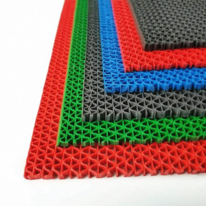 Non-slip Bathroom PVC Pad Water-resistant Perforated