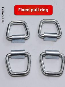 Yuehai Barrier-Cleaning Car Trailer Recovery Vehicle Accessories Base Plate Buckle Flat Bottom Hook Ratchet Tie down Fixed Seat Tire Fixed Ring