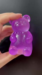 Schylling | Đồ Chơi Bóp Mềm Hình Gấu Gummy Bear NeeDoh Đồ Chơi Giảm Stress Đồ Chơi Cảm Giác Đồ Chơi Bóp Tay Cho Trẻ Em Quà Tặng Giải Thưởng Lớp Học Quà Tặng Chống Stress