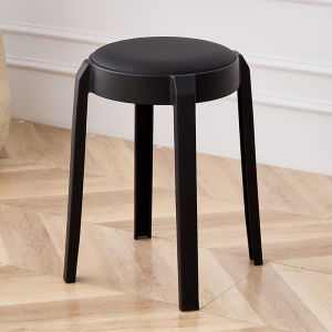 Stackable High Bar Stool Home Use Simple Design Round Stool