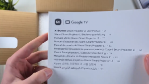 Gobal Ver - Xiaomi Smart Projector L1 / Projector L1 PRO ฉายความคมชัด 1080 P HD รองรับการเล่นไฟล์ 4K ออโต้โฟกัส 120 นิ้ว โปรเจ็คเตอร์ โปรเจ็กเตอร์อัจฉริยะ แอนดรอยด์ทีวี