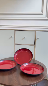 PROMO (6 - 12 PCS) PIRING MAKAN CEKUNG / PIRING MAKAN RAMEN TEBAL DAN KUAT